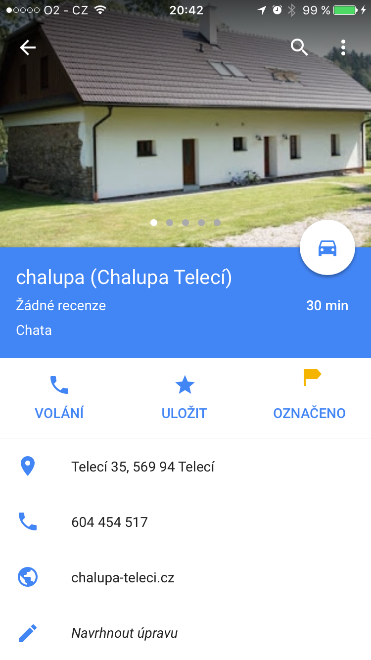 Chalupa Telecí